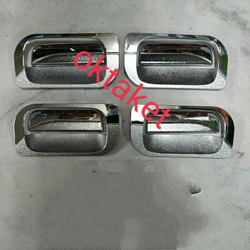 Paket outer handle Agya Ayla hitam dop Chrome