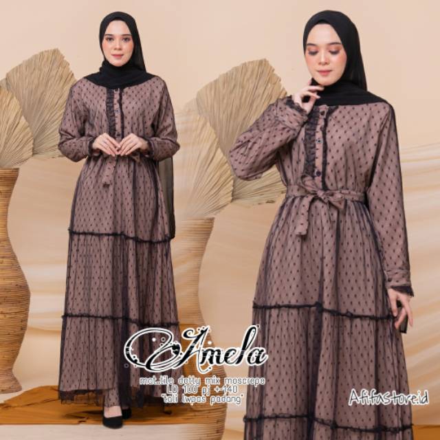 Amela Dress Tile Dotty