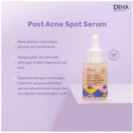 ✨SHASYA✨ ERHA Acneact Blemish Soothing Serum | Post Acne Spot Serum | Anti Acne Original BPOM