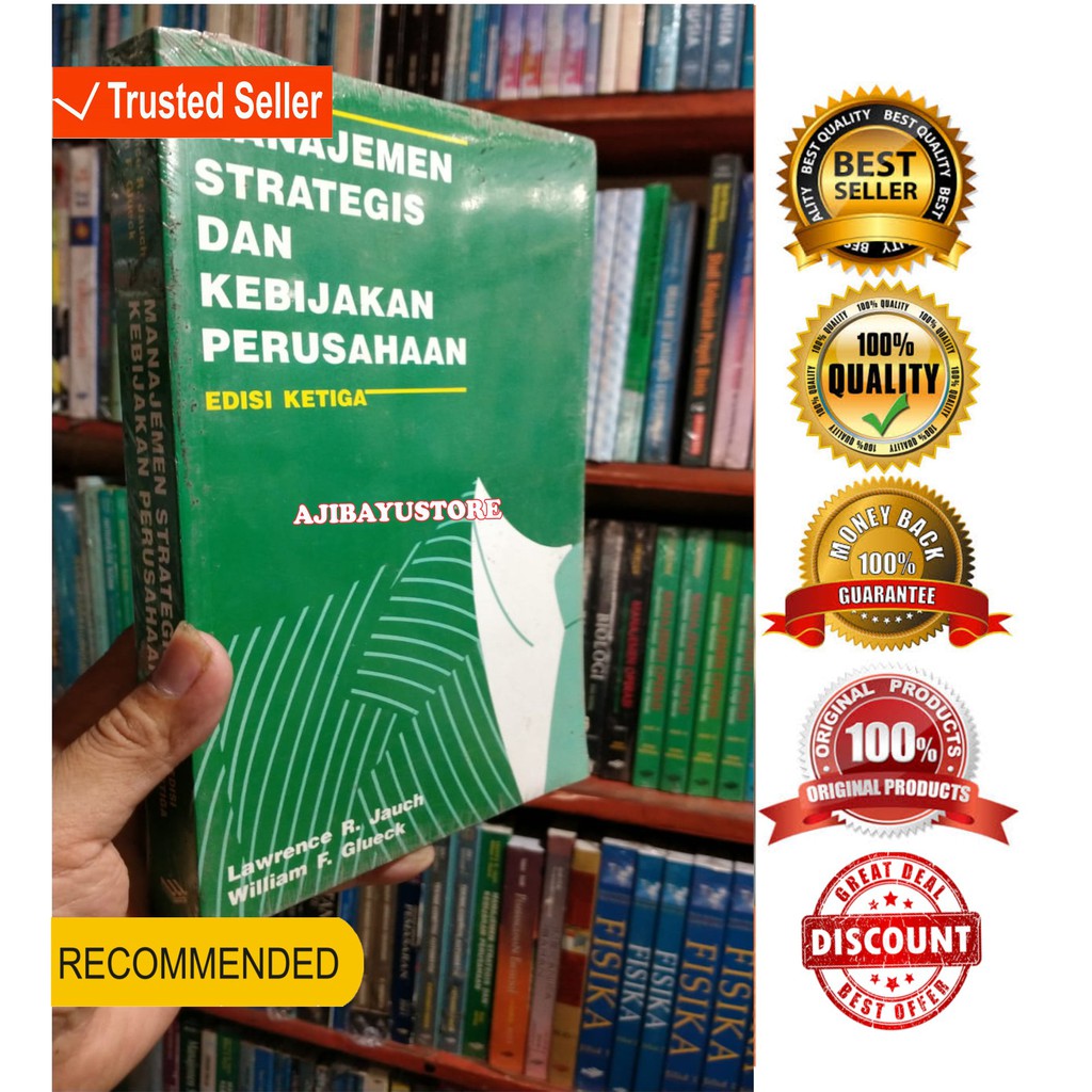 BUKU MANAJEMEN STRATEGIS DAN KEBIJAKAN PERUSAHAAN EDISI KETIGA EDISI 3 LAWRENCE R JAUCH ERLANGGA