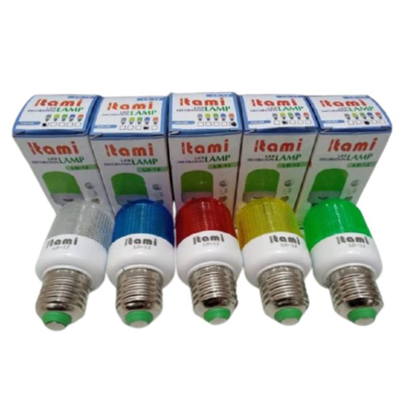 Lampu Dekorasi LED 1 Watt Itami (Hijau, Kuning, Merah, Biru, Putih)