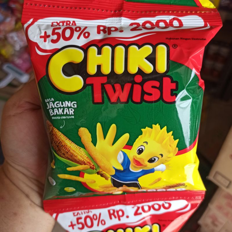 

Chiki Twist Jagung Bakar Kemasan Besar