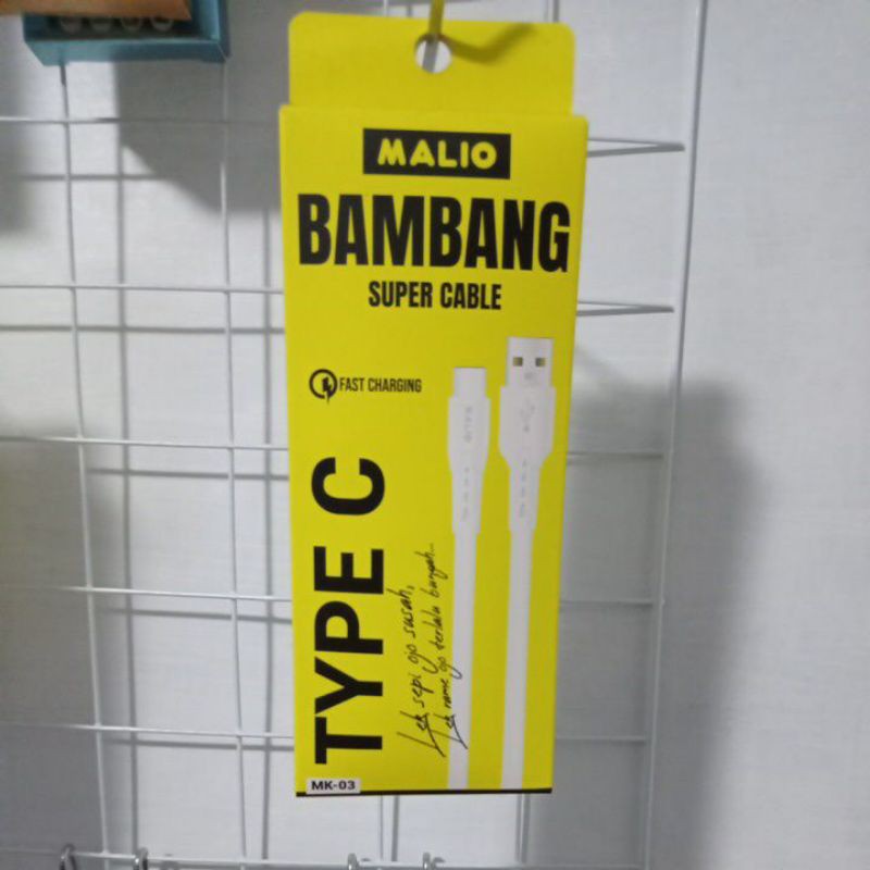 CHARGER BAMBANG (TYPE C) / KABEL CHARGER / KABEL ANDROID / CHARGER TYPE C