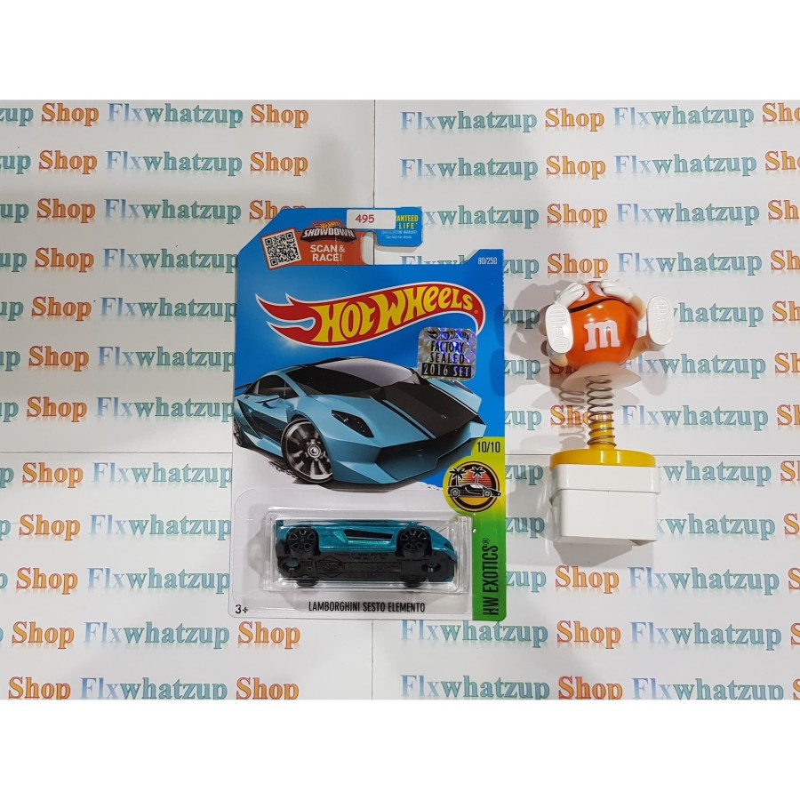 Hot Wheels Lamborghini Sesto Elemento (HW EXOTICS) - BLUE FACTORY SEAL