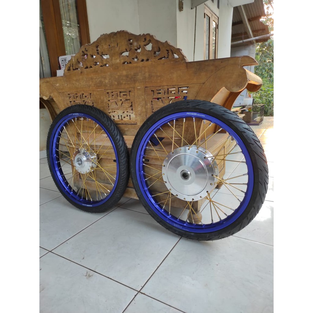 Velg Paketan Ring 17 Jari Jari Mio sporty ,Mio smile,Mio soul lama Set Plus Ban