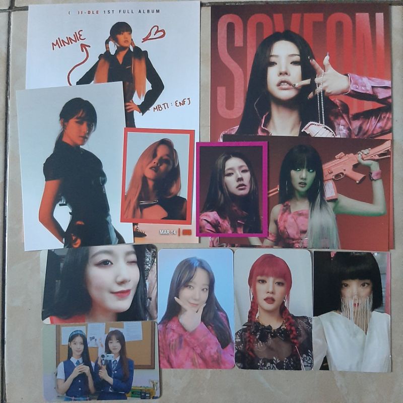 Photocard Postcard ID Photo (G)I-DLE I Never Die GBC I Burn PC Miyeon Minnie Soyeon Yuqi Shuhua Offi