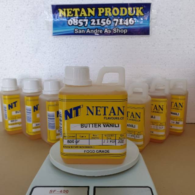 NETAN BUTTER VANILI OIL 500gram ( VANILI )