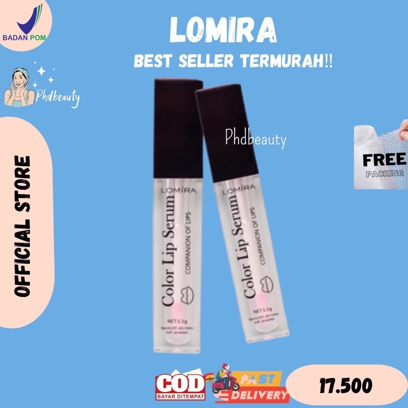 SIAP KIRIM‼️LOMIRA COLOR LIP SERUM LOMIRA / LIP SERUM LOMIRA / BPOM / LIPPIE SERUM / LIPS SERUM