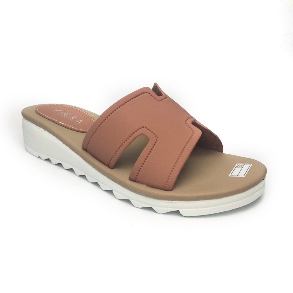 Lexy - Sandal Wanita Kokop Slop Kulit Tebal