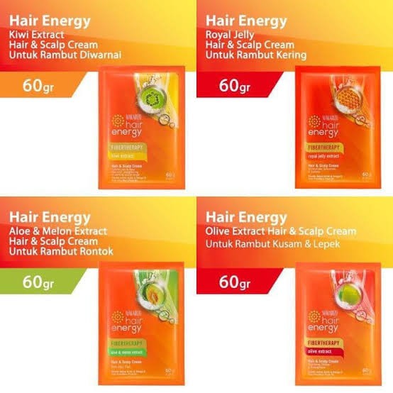 Makarizo Hair Energy Fibertherapy Hair and Scalp Cream // Masker Rambut Makarizo 60g