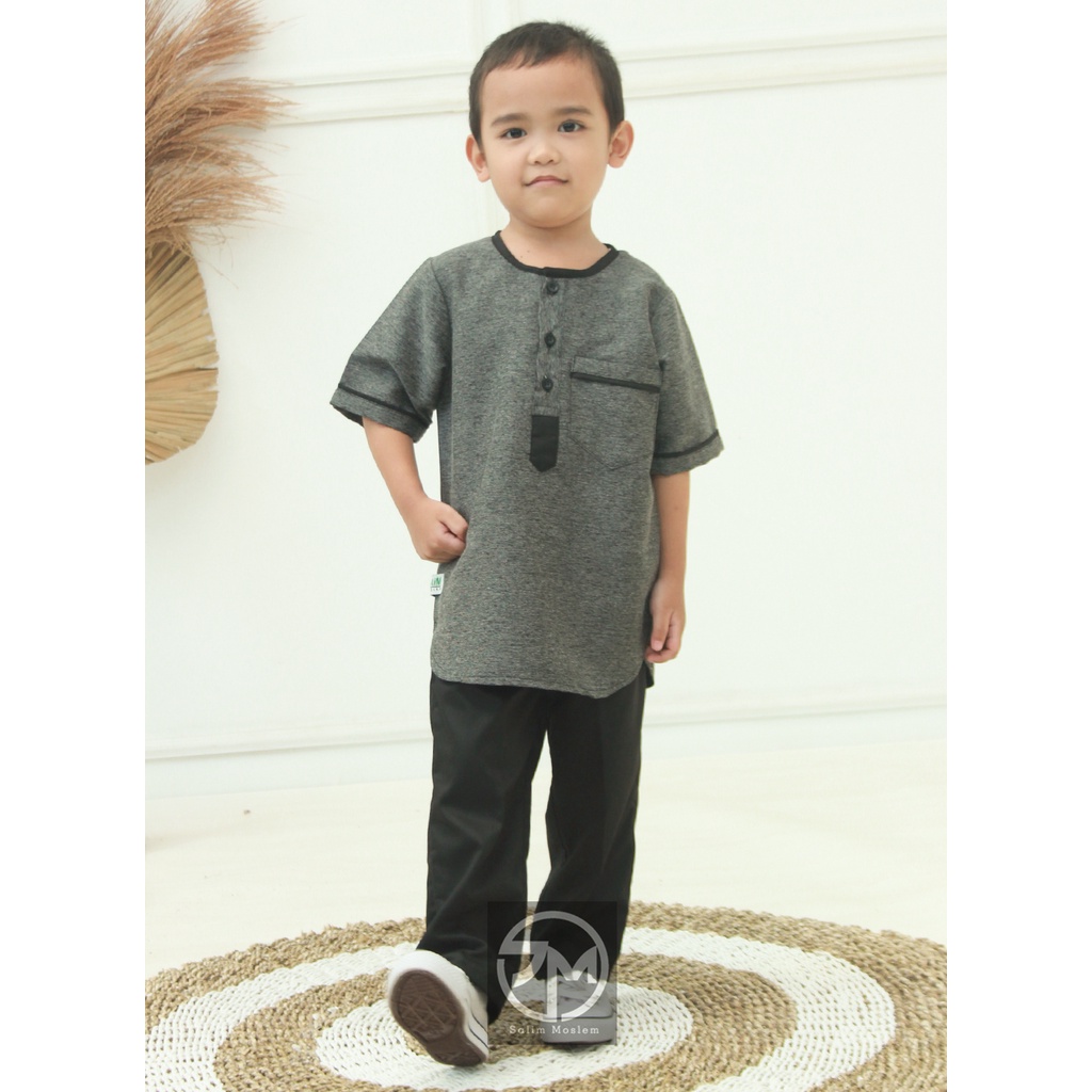 Salim_Moslem Koko Anak Laki-Laki | Koko Set Anak | Baju Setelan Anak Laki-laki | Triji 1-12 tahun