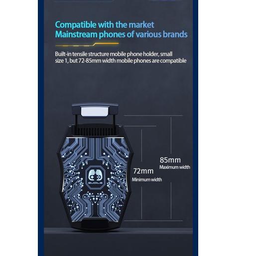 Top markotop--Qoola GT05 Handphone Kipas Radiator Cooler Air-Cooled Pendingin HP 400mAh baterai buat