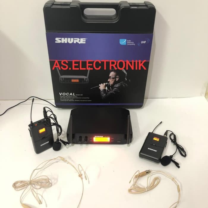 MIC WIRELESS SHURE GLXD 24 DUAL CLIP ON
