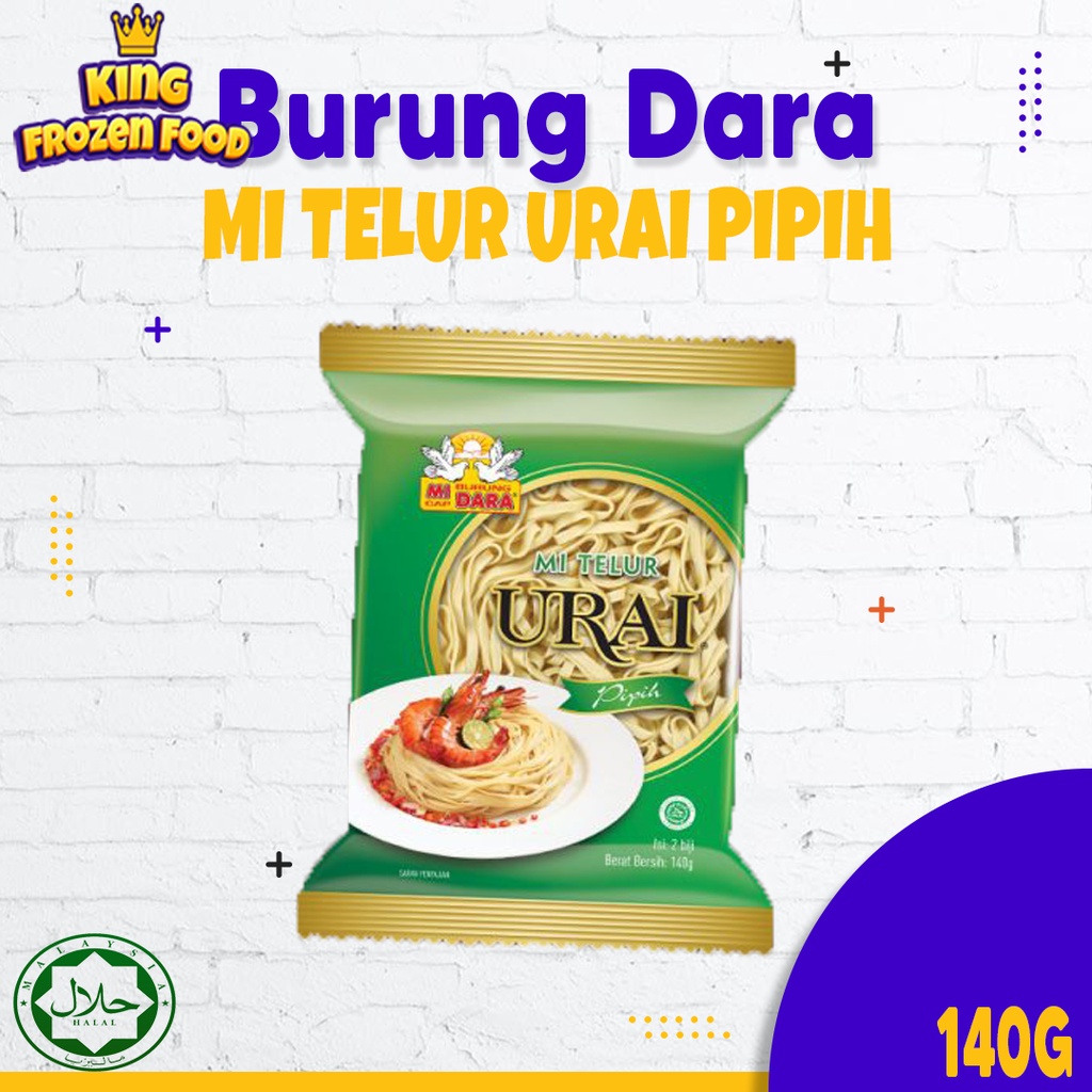 Mie Burung Dara Pipih All Variant 2pcs 140G