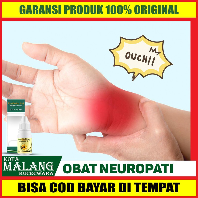Obat Neuropati, Kaki Kebas, Neuropati Perifer & Diabetik PROPOLIS SM Asli di Malang Bisa COD