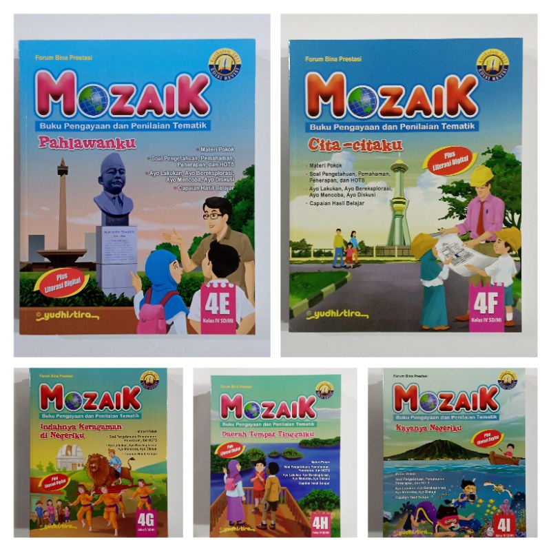 MOZAIK TEMA 4E, 4F, 4G, 4H dan 4i revisi YUDISTIRA