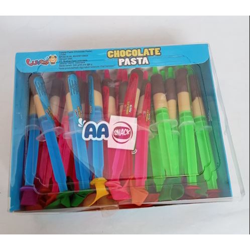 

CHOCOLATE PASTA SUNTIKAN LUVMI ISI 30 X 8 GR