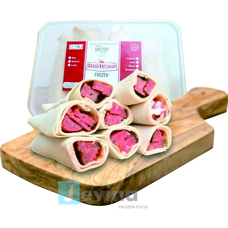 Kebab Bosman Mini Full Daging Sapi isi 8 400g | Shopee Indonesia