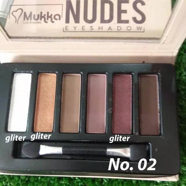 MUKKA EYESHADOW NUDES NO。1 &amp; 2