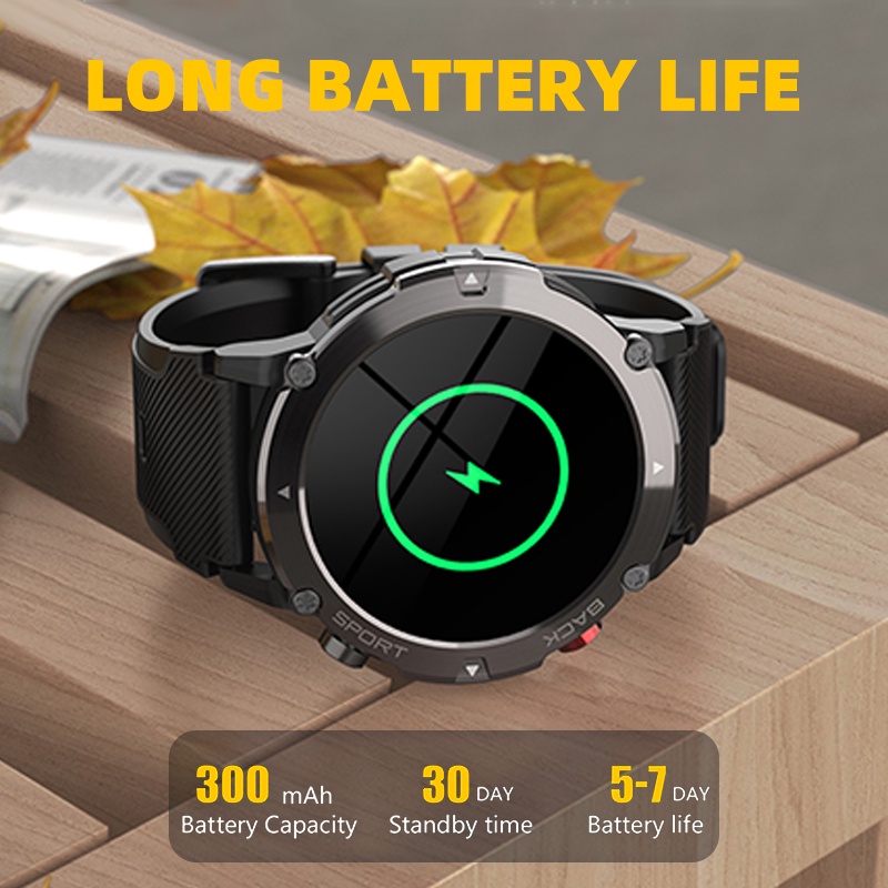 LOKAL 2023 NEW✨C21 Smart Watch Bluetooth Call Custom Dial Heart Rate Blood Oxygen Detection Men Sport Smartwatch Full Touch Screen IP68 Waterproof - Custom Watch Face