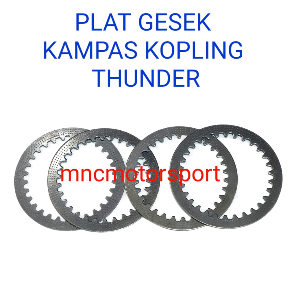 ISI 4 PLAT PELAT GESEK KAMPAS KOPLING THUNDER 125 TS 125 SATRIA FU TOTOL RACING