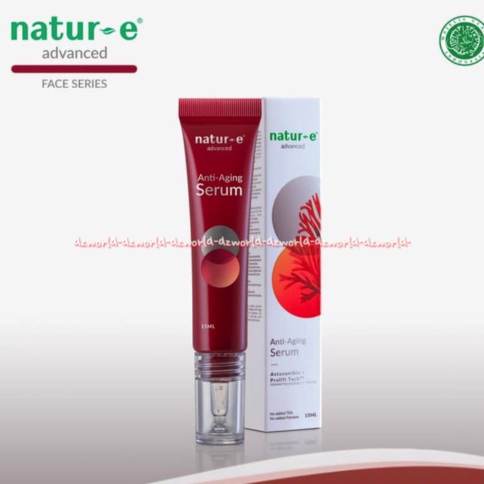 Natur-e Advanced Anti Aging Serum 15ml membantu menyamarkan Kerutan atau Garis Halus Natur E Nature