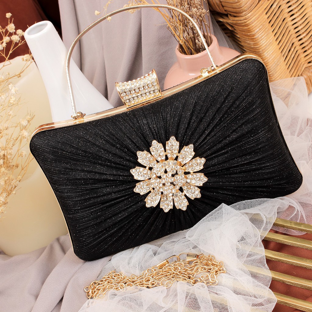 Tas Import Tas Clutch Tas Pesta GO7637 Tas Fashion Wanita Korea Termurah