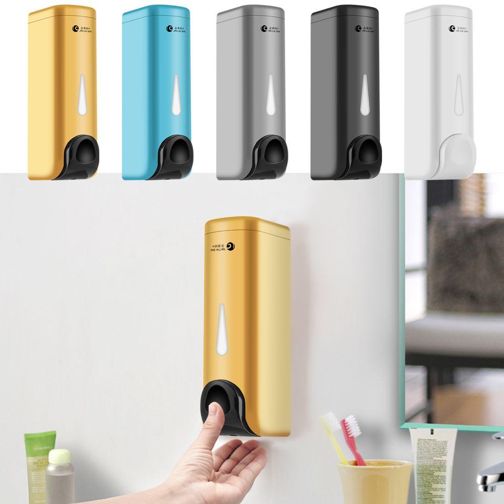 Populer 1/2PCS 500ml Dispenser Sabun Home &amp; Living Perlengkapan Kamar Mandi Pembersih Rumah Tangga Yang Dipasang Di Dinding Wadah Cairan