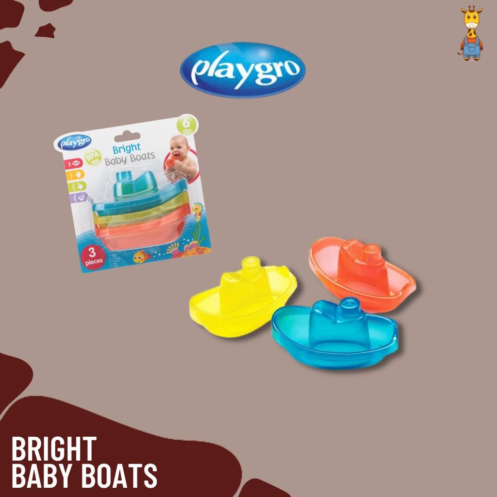 Playgro Bright Baby Boats