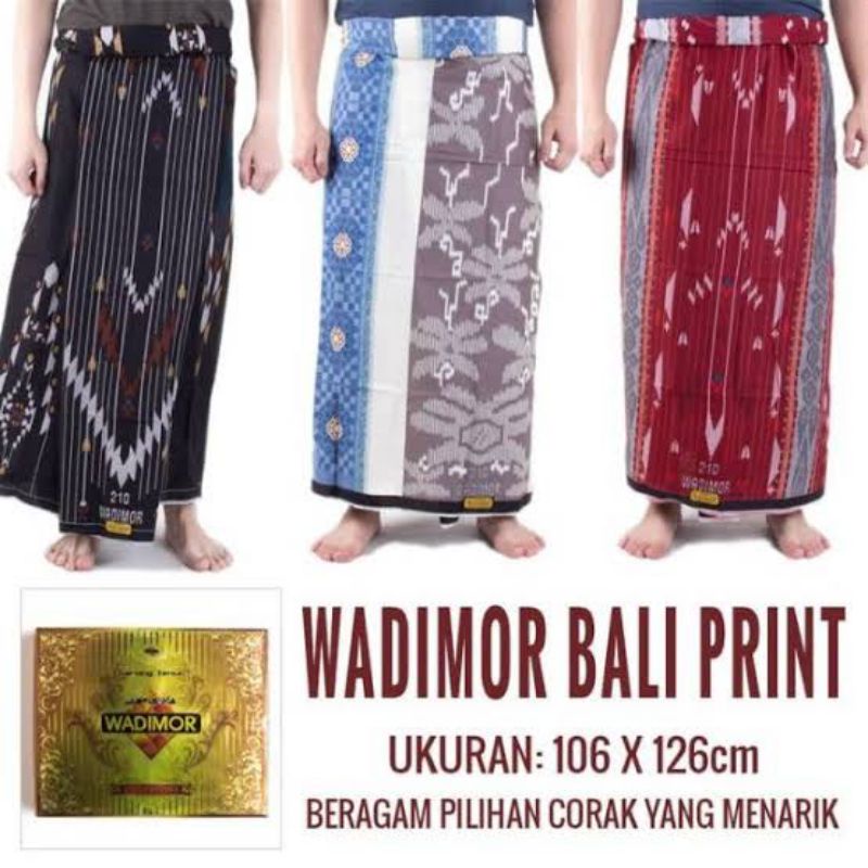 sarung tenun wadimor 210 bali print