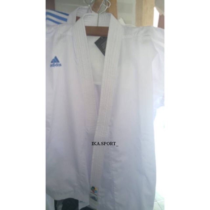 (ADS) WKF REVOFLEX UNIFORM WHITE KARATE ADIDAS