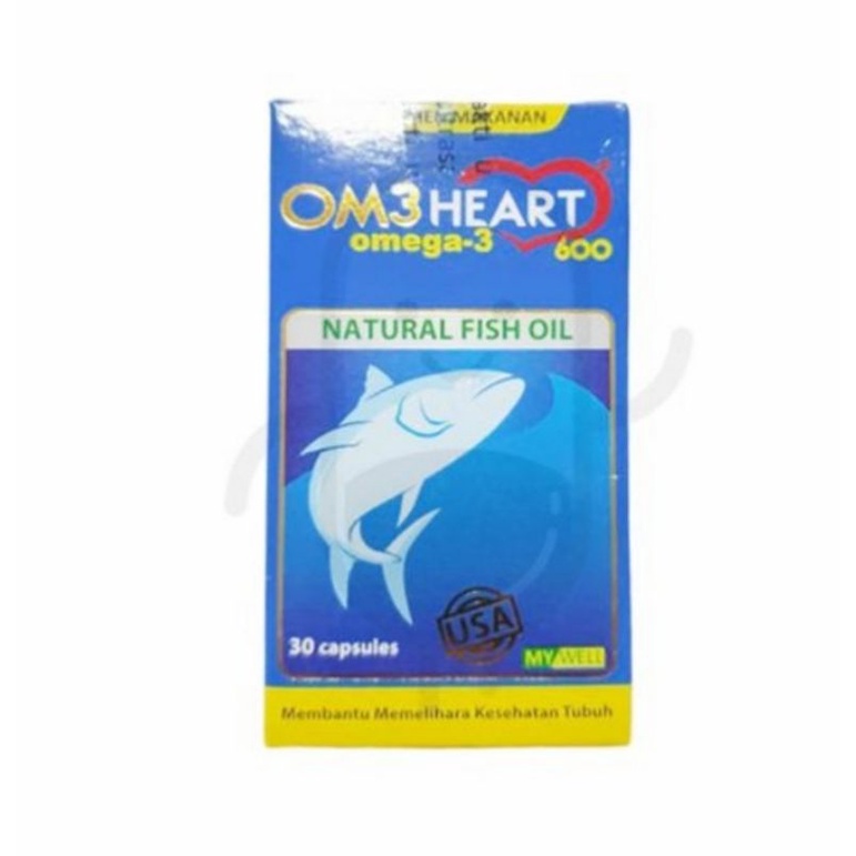 Om3heart isi 30kapsul/ Minyak ikan omega 3
