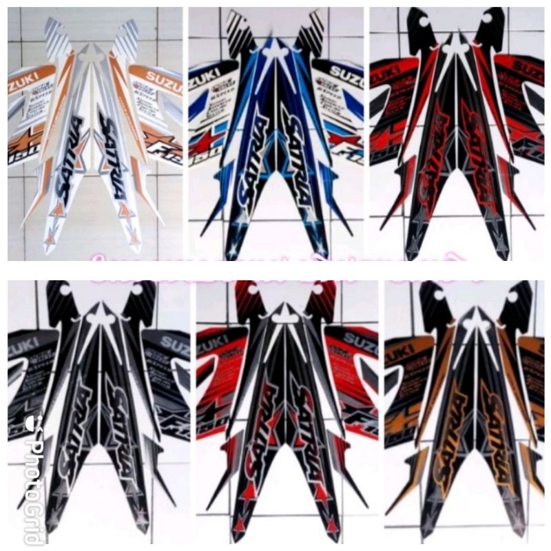 striping satria satria fu tahun 2013/204