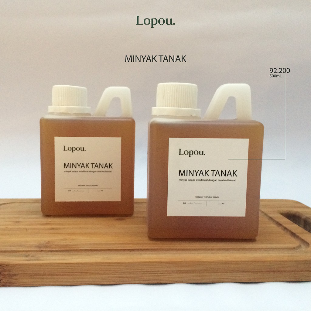 

Lopou Minyak Tanak Minyak Kelapa 500ml