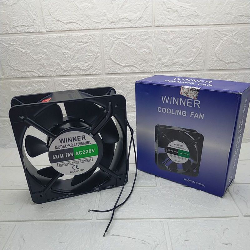 Fan AC 220v, 15x15cm Winner