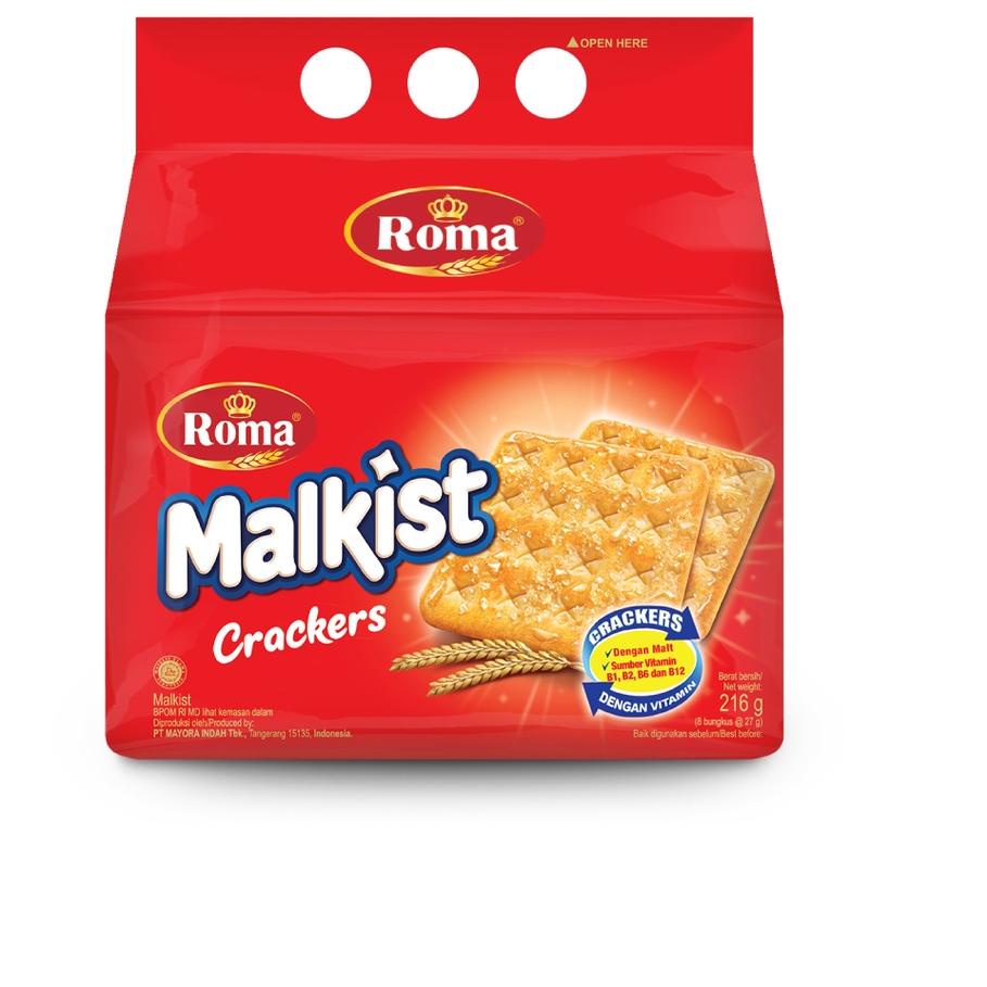 

✅Khusus Roma Malkist Crackers 8 Sc berat 27 Gr |Promo!!!|launching|New!