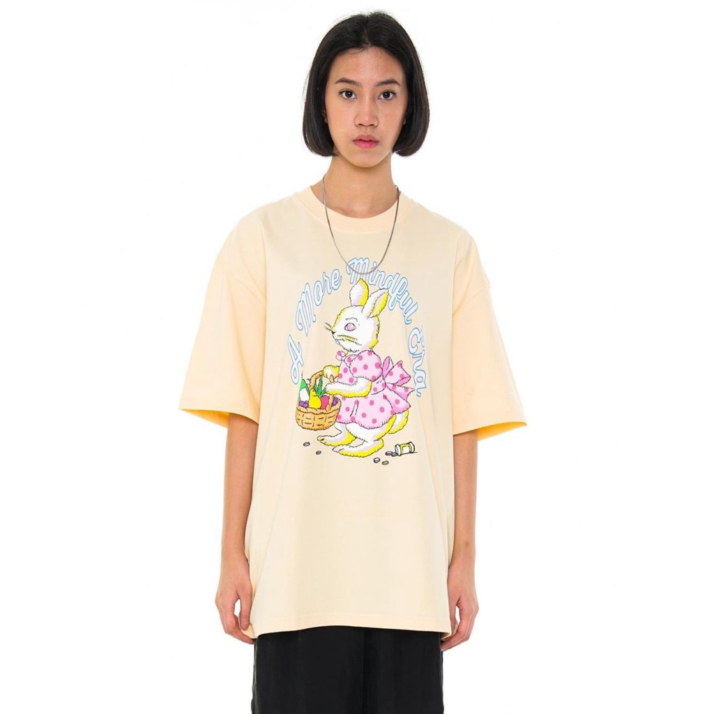 A More Mindful Era Fly Rabbit Tee - Cream