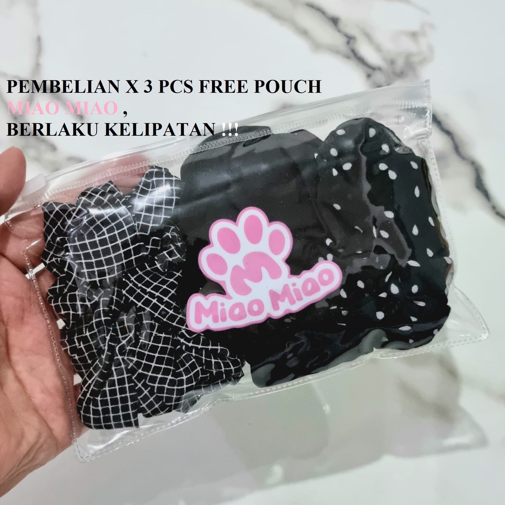 Ikat Rambut Wanita - Scrunchies Aksesoris Rambut Wanita COD GRATIS ONGKIR