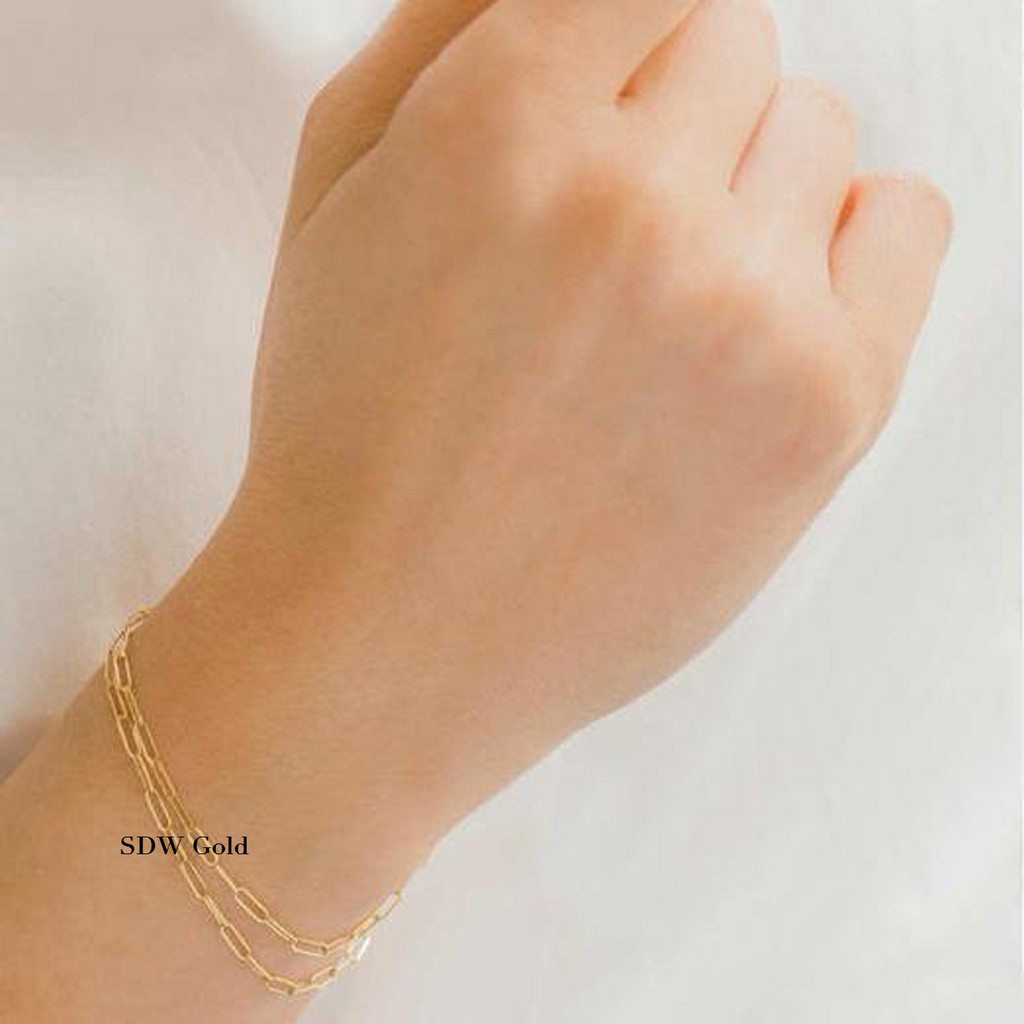 Gelang Emas Paperlina 8K - SDW Gold -