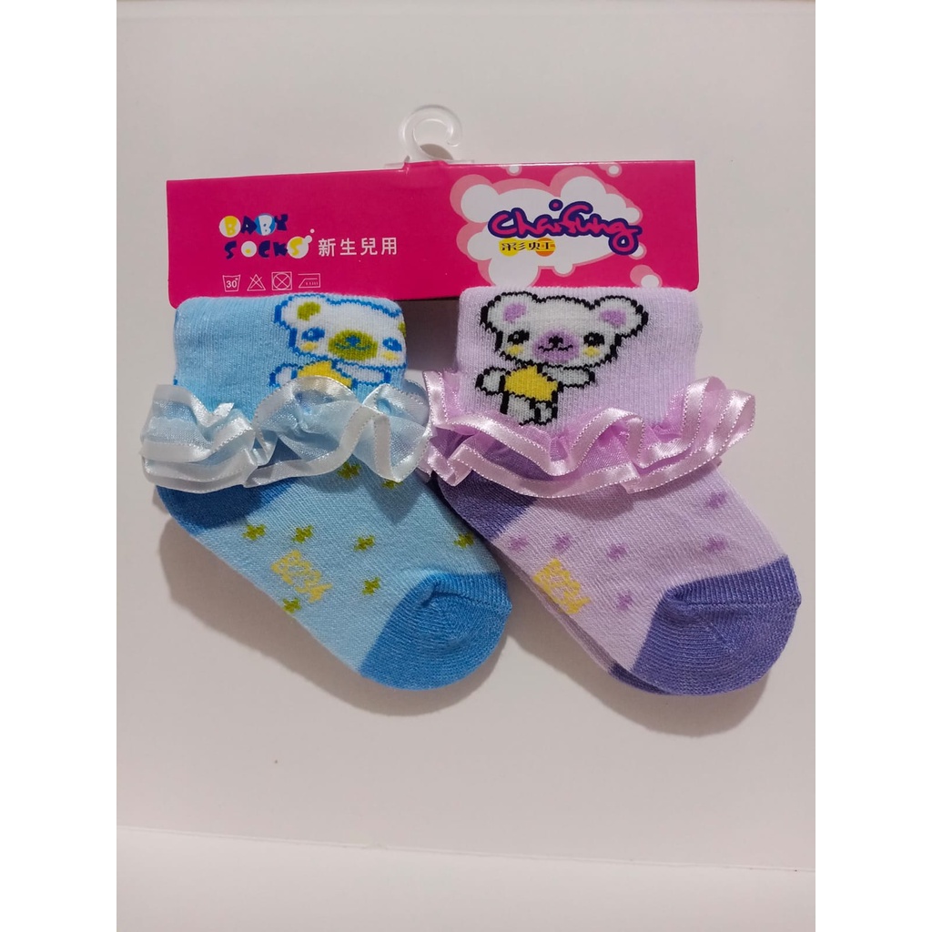 Kaos Kaki Renda Bayi 2 In 1 SNI