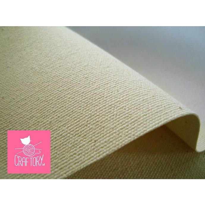 

PROMO Kain KANVAS Lukis ROLL - Canvas GESSO Kasar 300 x 150 cm