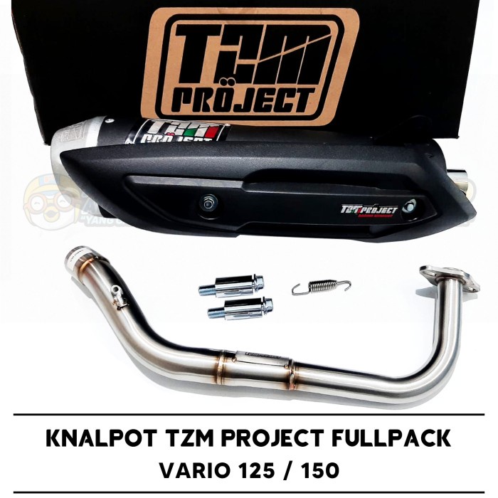 {duniastore} Knalpot Standar Racing TZM Project Vario 125 150 LED OLD NEW - 125/150 LED OLD Diskon