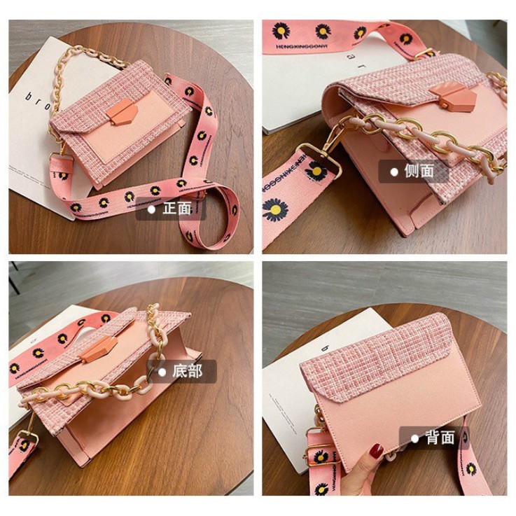 BJ42832 - BLACK/BLUE/KHAKI/PINK - TAS SLEMPANG KECIL CLUTCH TAS WANITA FASHION IMPORT MODIS ELEGAN TERMURAH TERLARIS TERBARU BAGSTORE JAKARTA TAS BATAM LT1382 GT1764 ELJ5708 BQ2832