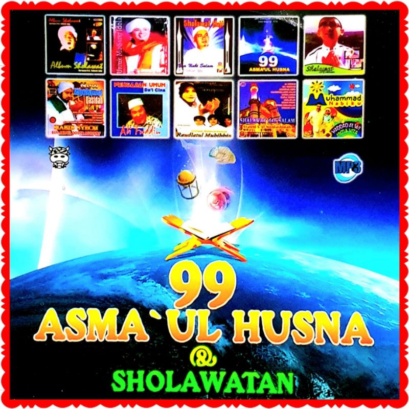 KASET MP3 CD ASMA UL HUSNA-LAGU SHOLAWAT QASIDAH-LAGU SHOLAWAT HAJI-SHOLAWAT KANJENG SUNAN-SHOLAWAT 