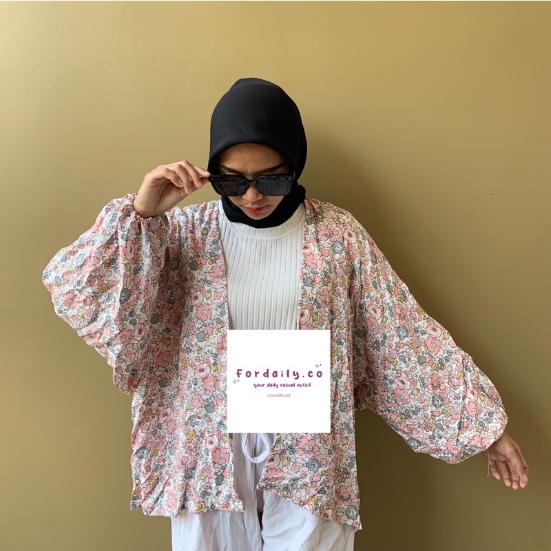 KIYOWO OUTER BALON  | ARABELLA OUTER-Balqis pink