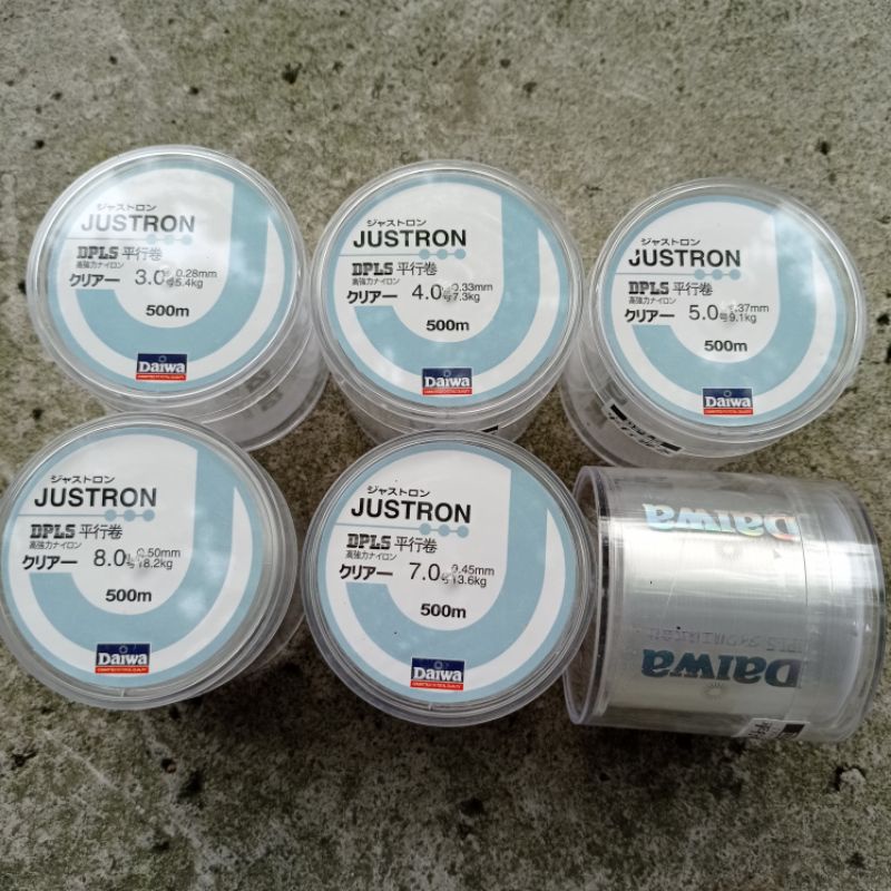 Senar Pancing Daiwa Justron 500M ORIGINAL