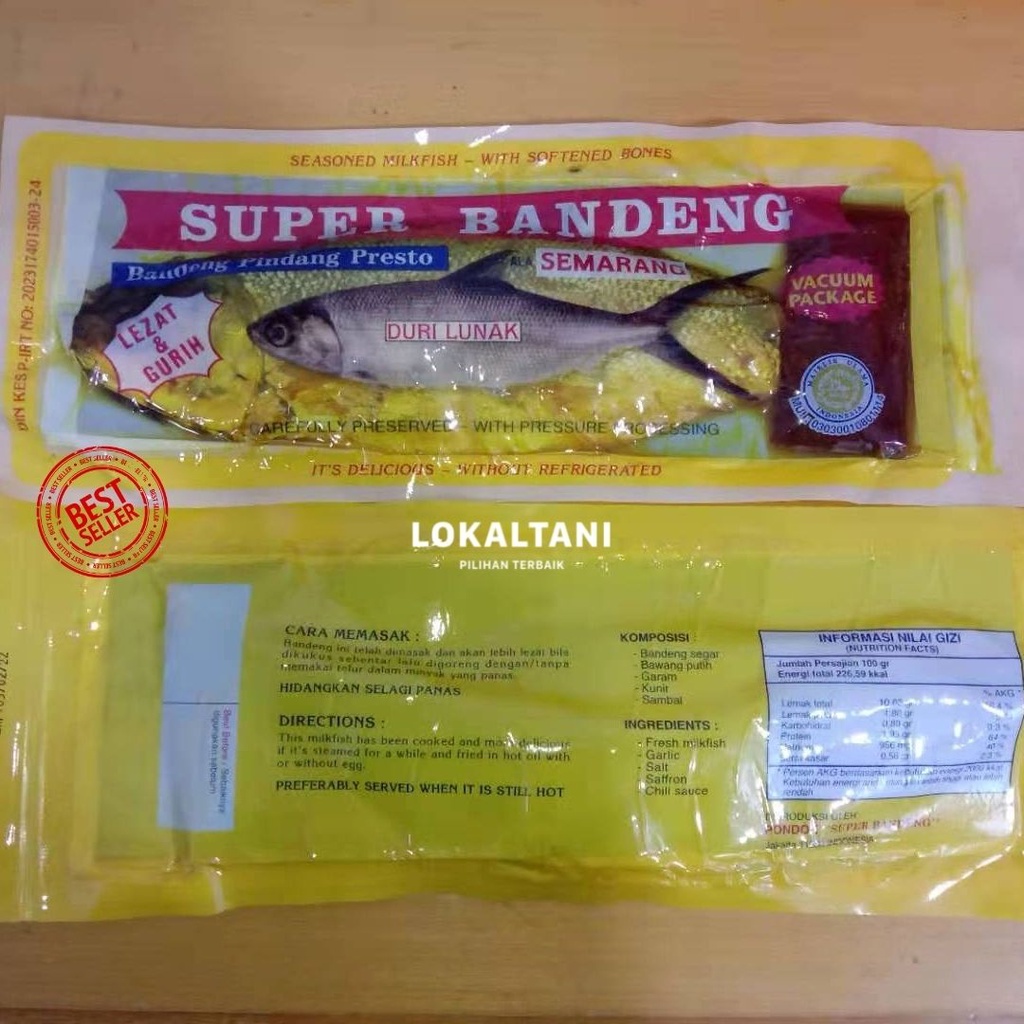 

Super Bandeng Presto Khas Semarang / Ikan Bandeng Duri Lunak HALAL