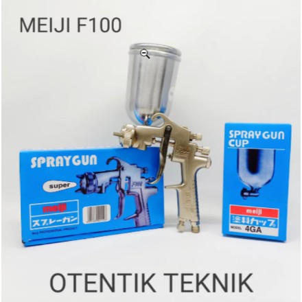 SPRAY GUN MEIJI F100 TABUNG ATAS TAIWAN - MEIJI F 100 - SPRAYGUN