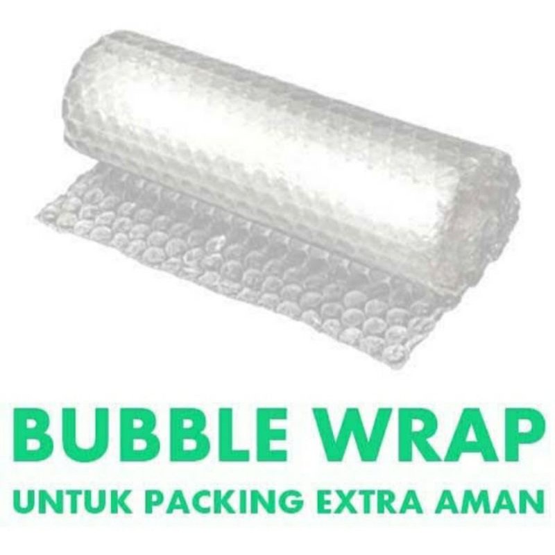 

Buble wrap (Untuk packing lebih aman)