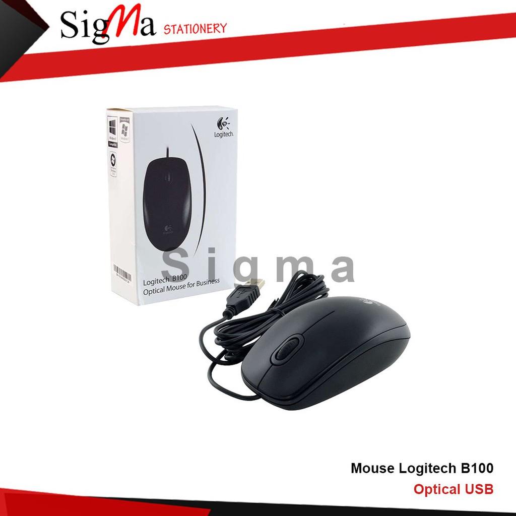 Mouse Logitech B100 / Mouse Komputer Logitech (Pcs)